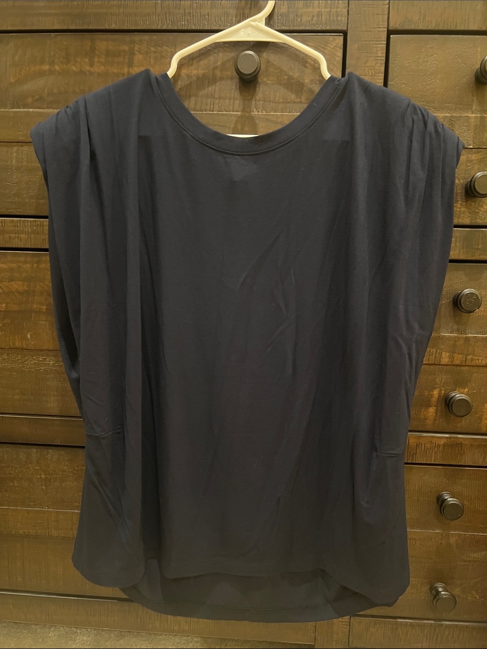 Banana Republic Women's Navy Sleeveless Blouse